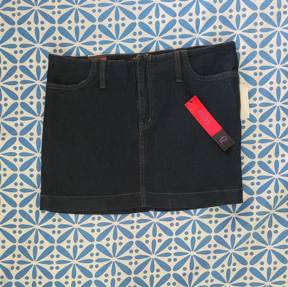 Jean Denim Mini Skirt Nwt